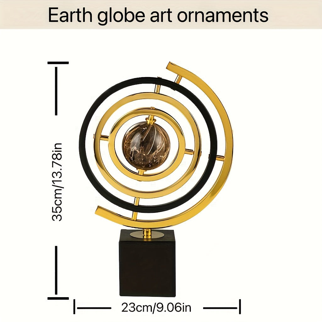 Gyroscopic Orbit Sculpture Decoration