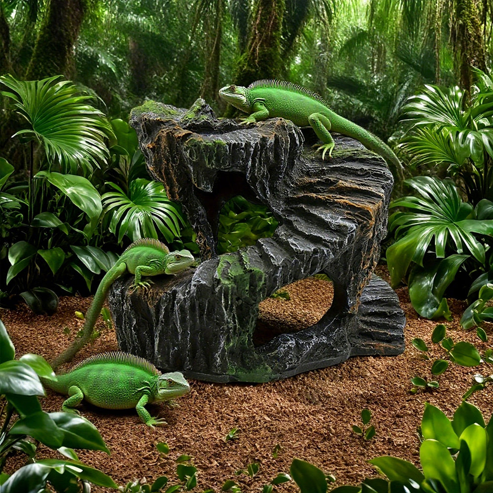 Layered Lava Rock Aquarium Ornament