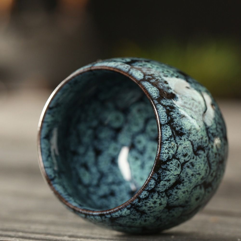 Japanese Kiln Glazed Ceramic Cup