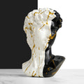 Dual Tone Modern David Bust Sculpture