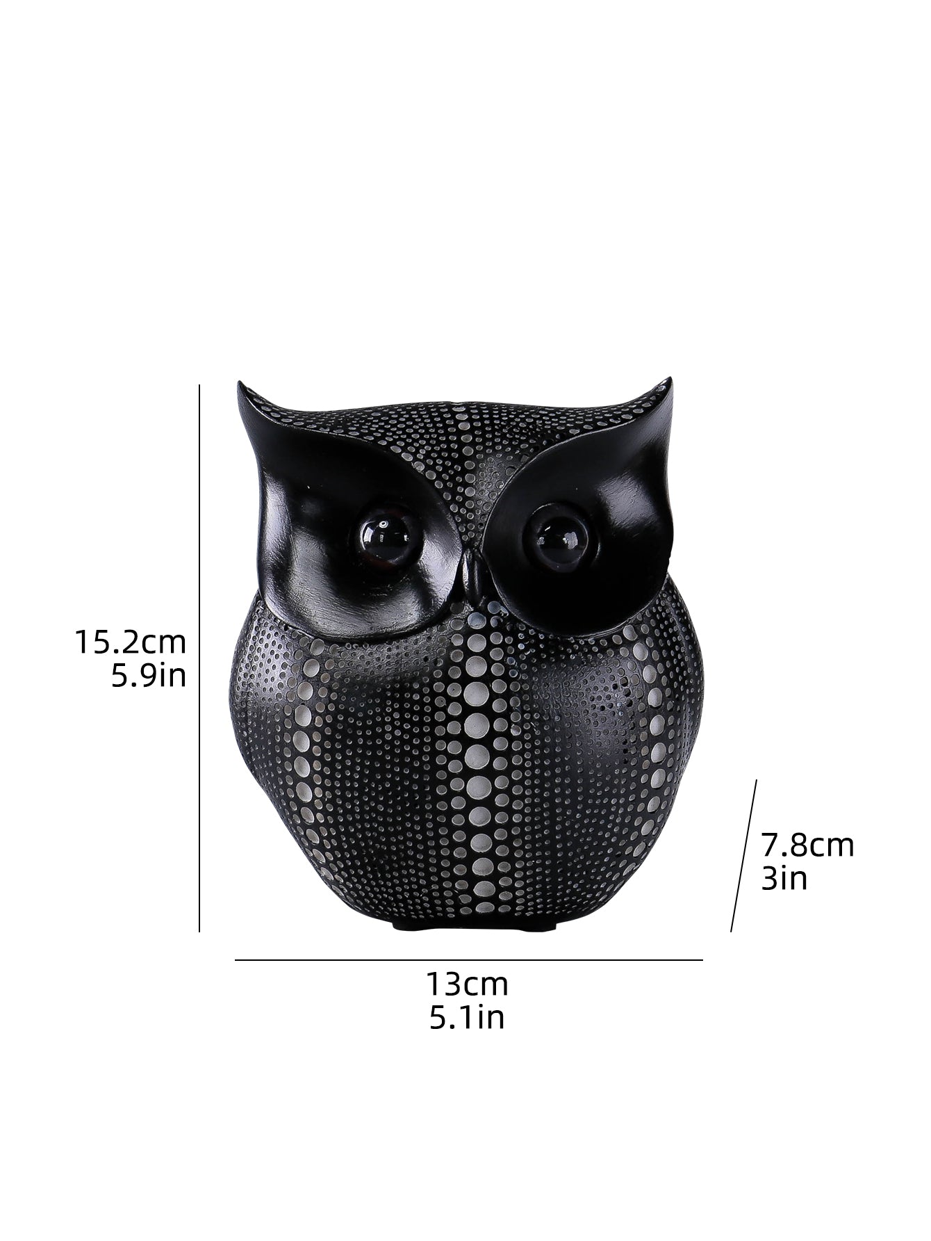 Minimalist Modern Owl Sculpture