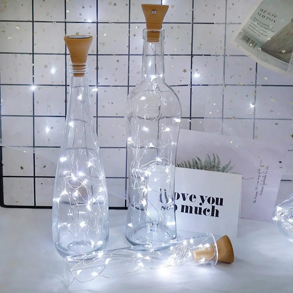 Bottle Cork Fairy String Lights Decoration