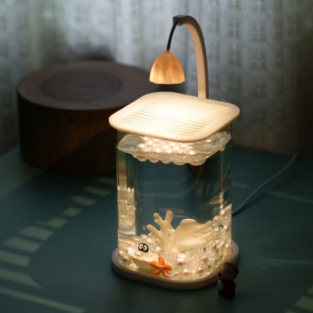 Mini Aquarium with LED Lamp