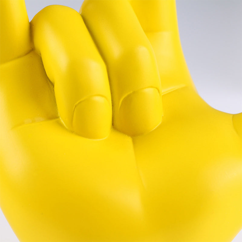 Rock Hand Gesture Sculpture