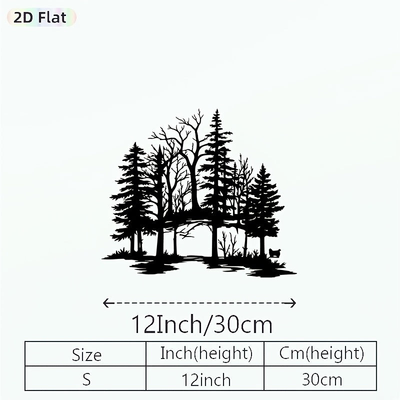 Winter Forest Metal Wall Art