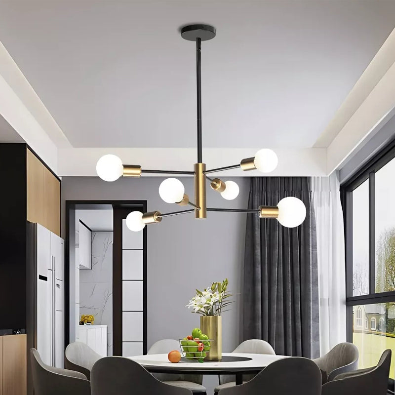 Nordic Sputnik Opal Globe LED Chandelier