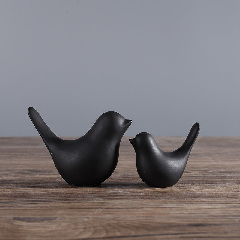 Cute Nordic Bird Family Ceramic