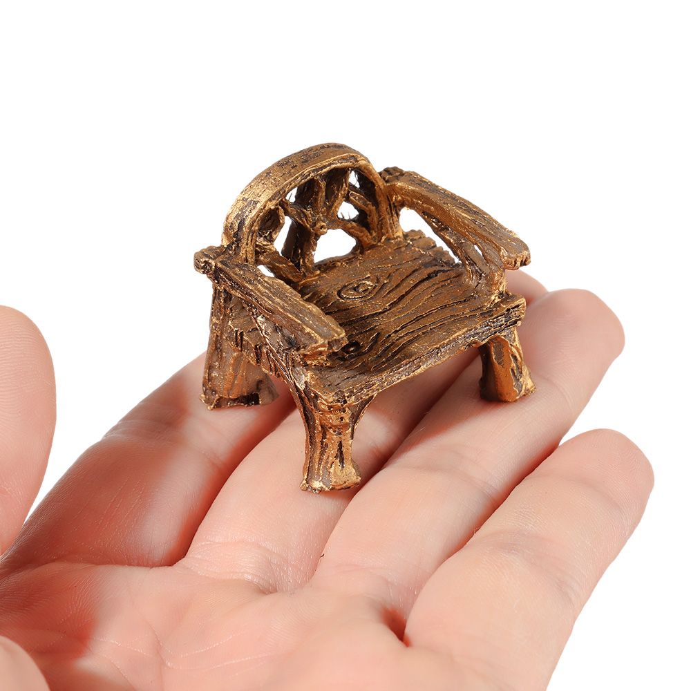 Mini Tree Stump Table & Chairs Garden Decoration Set