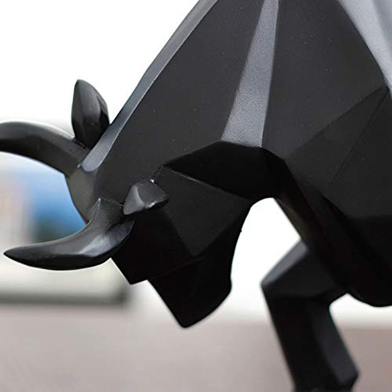 Wall Street Bull Geometric Statue