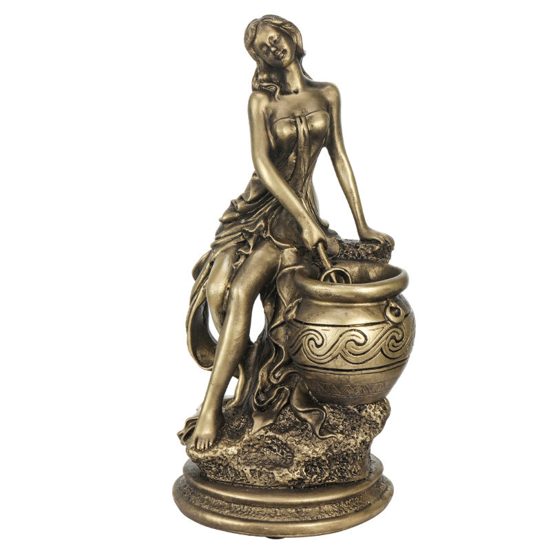 The Water Maiden Antique Sculpture