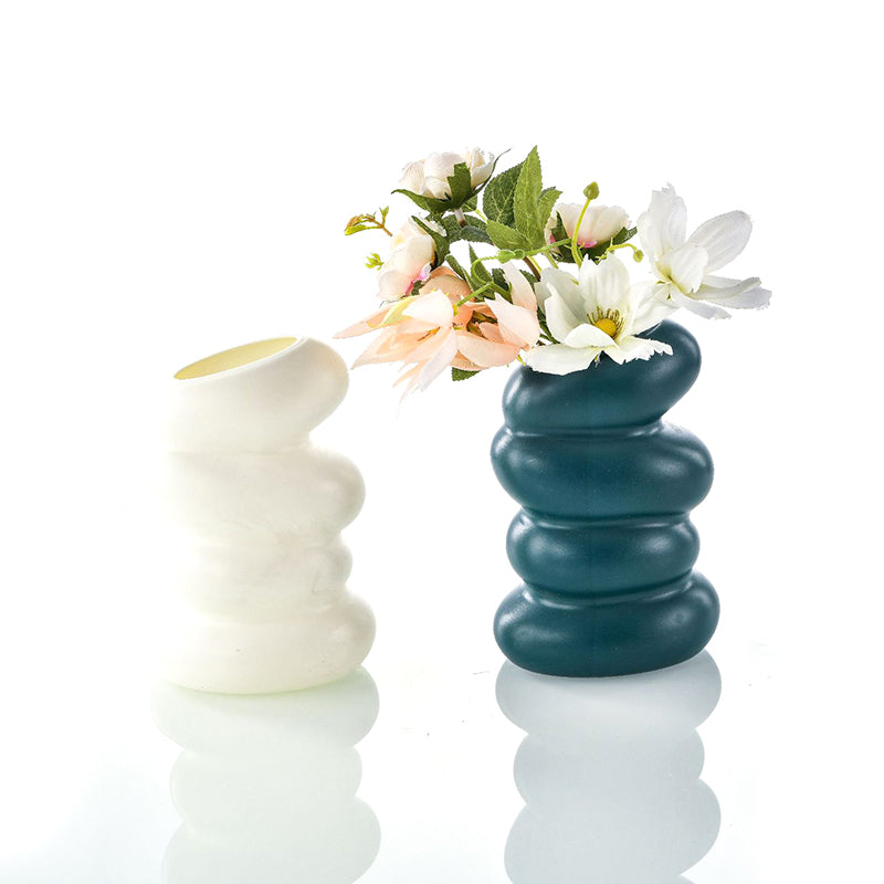 Abstract Twist Ceramic Vase