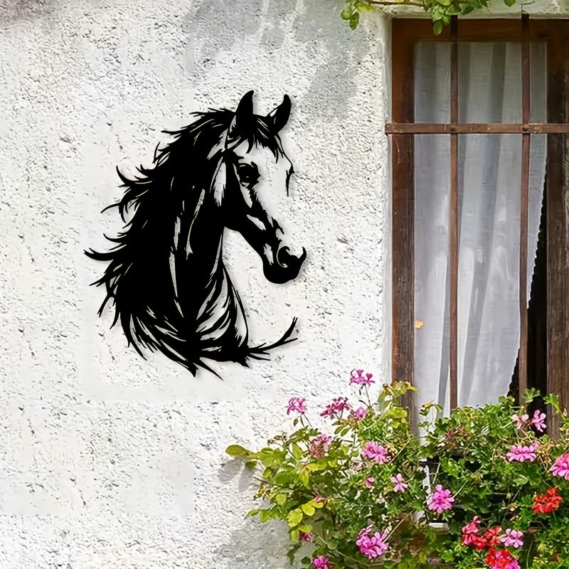 Camargue Stallion Metal Wall Art