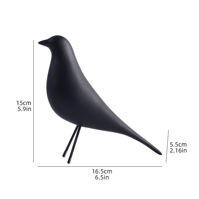 Modern Nordic Bird Sculpture