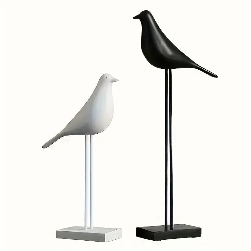 Nordic Minimalist Bird Sculpture