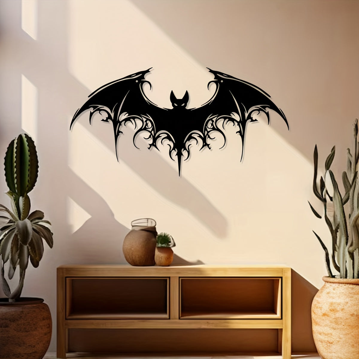 Gothic Bat Victorian Metal Wall Art