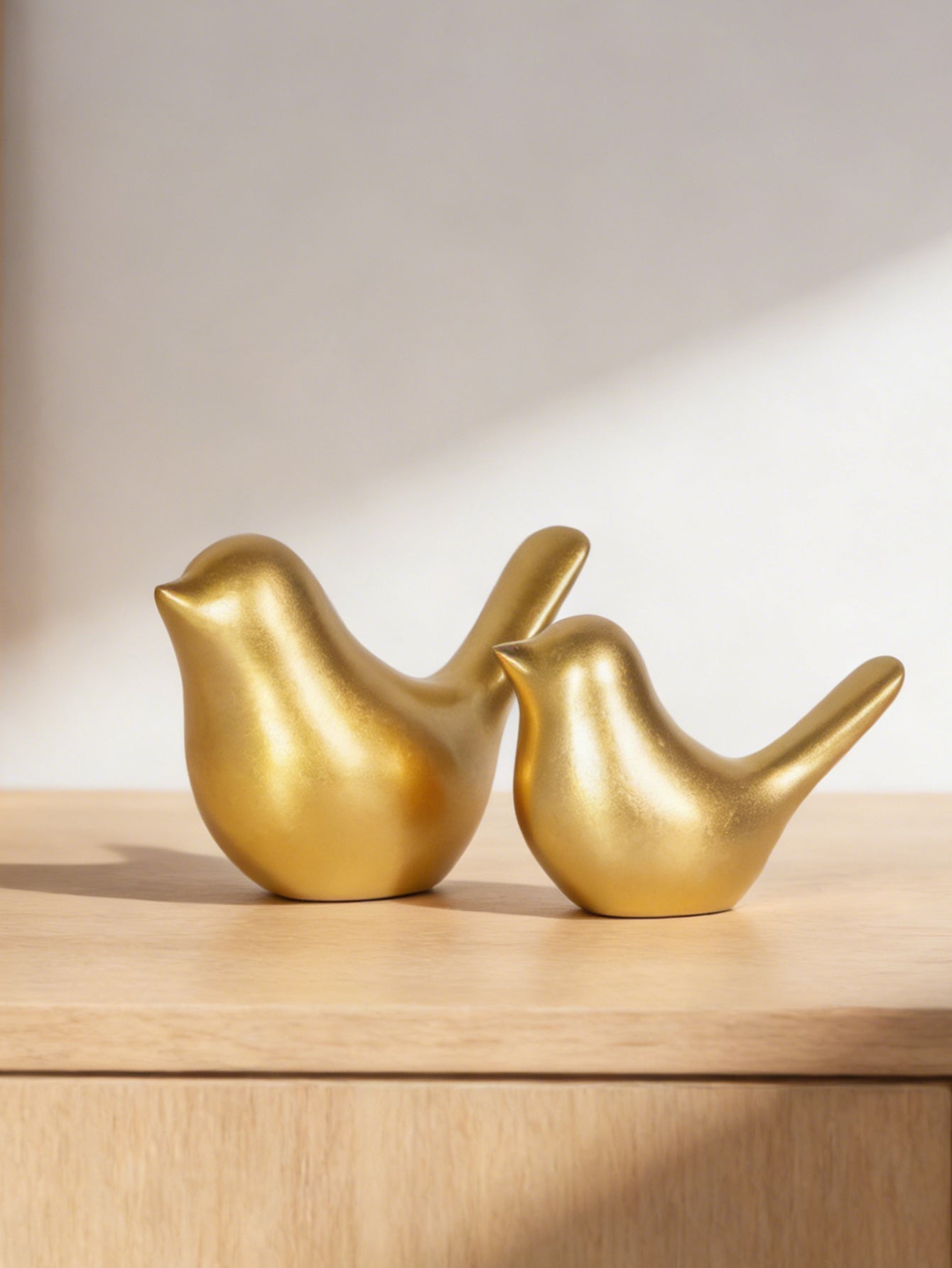 Modern Nordic Bird Sculpture Set