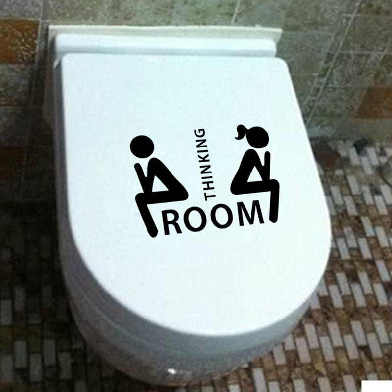Thinking Room Toilet Lid Sticker