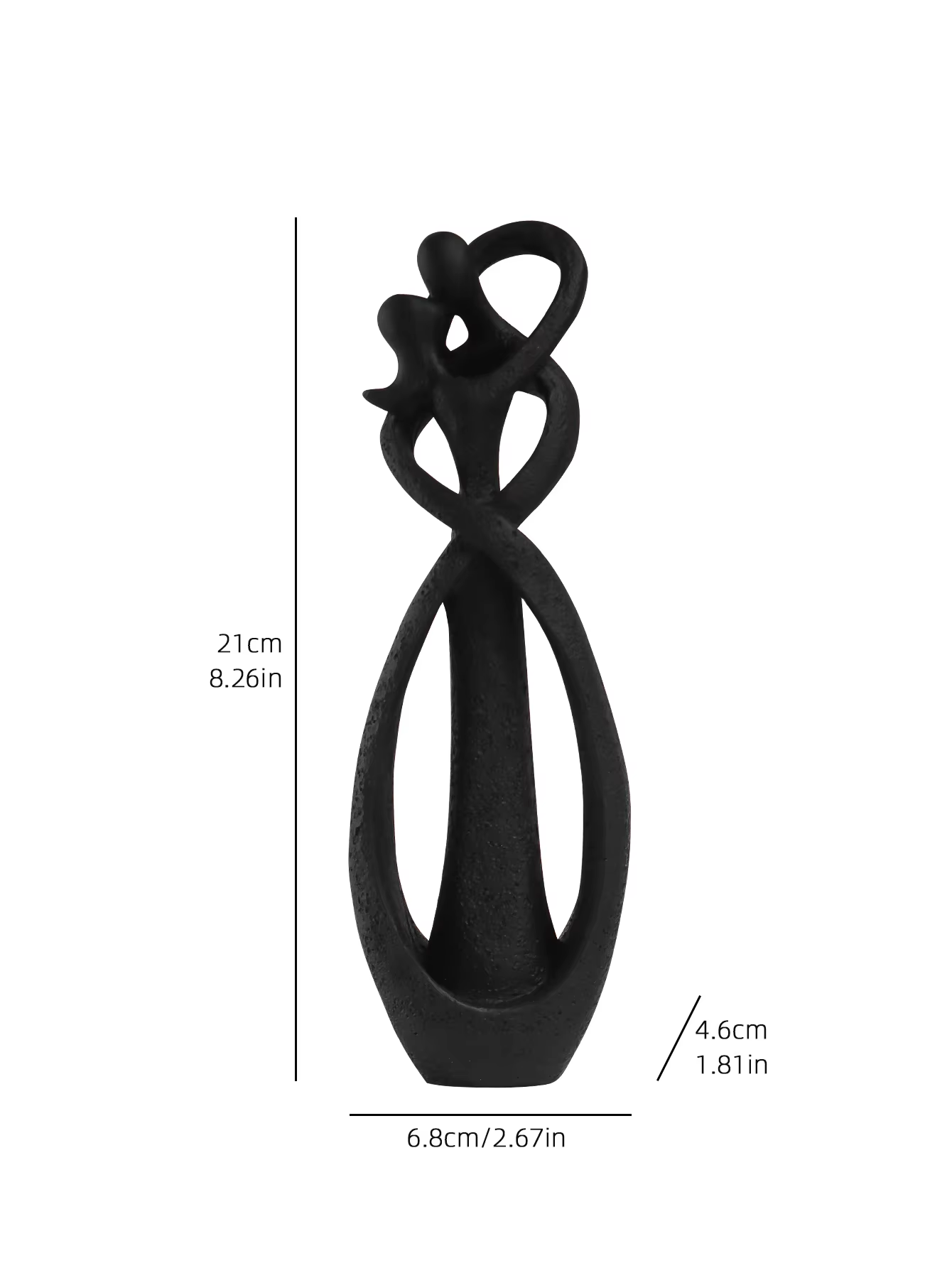 Minimalist Lovers Embrace Sculpture