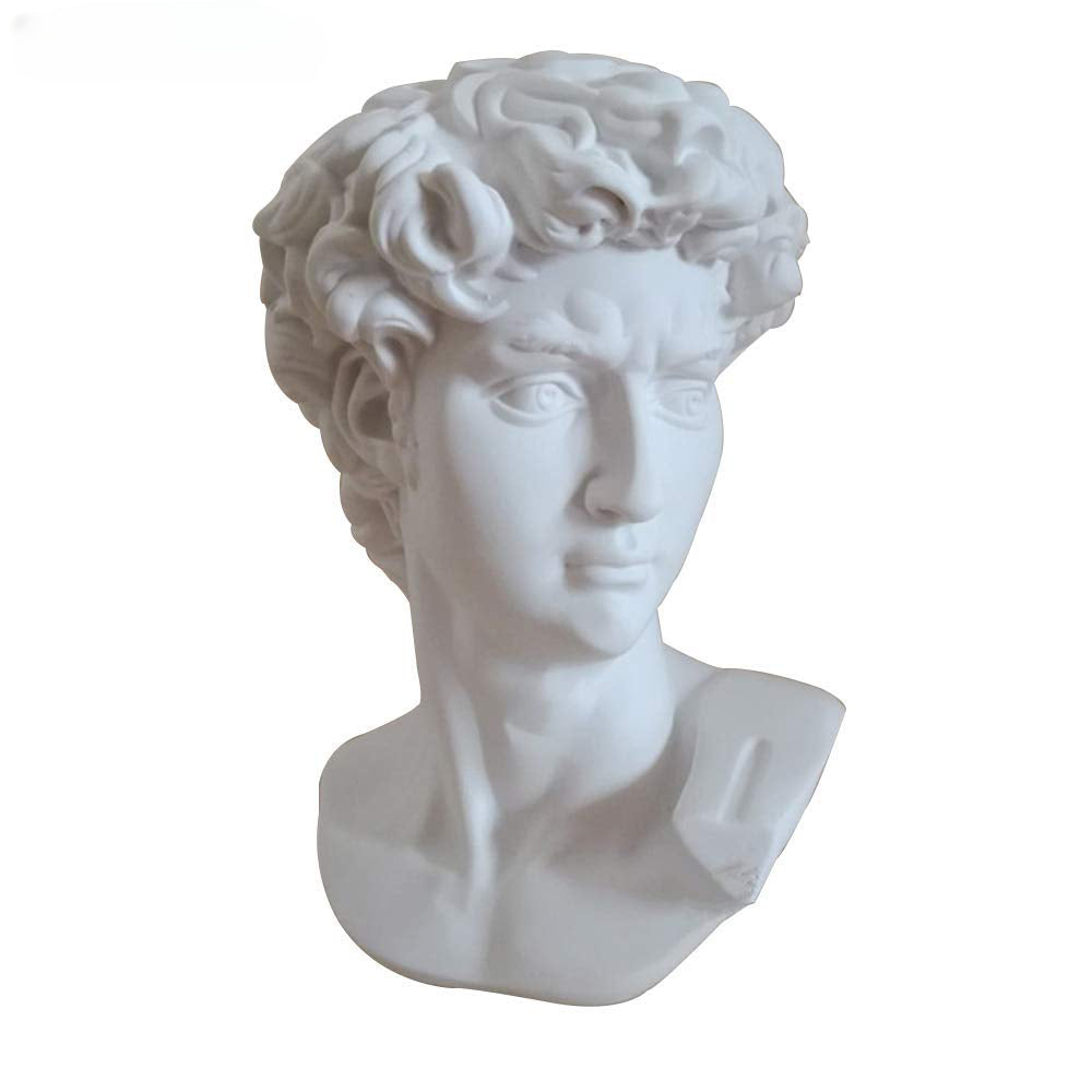 Greek Style David Bust Sculpture