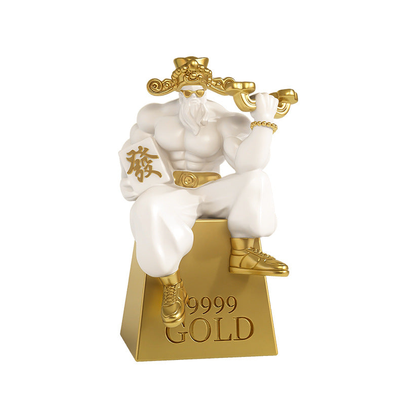 Luxury Golden Titan Sculpture