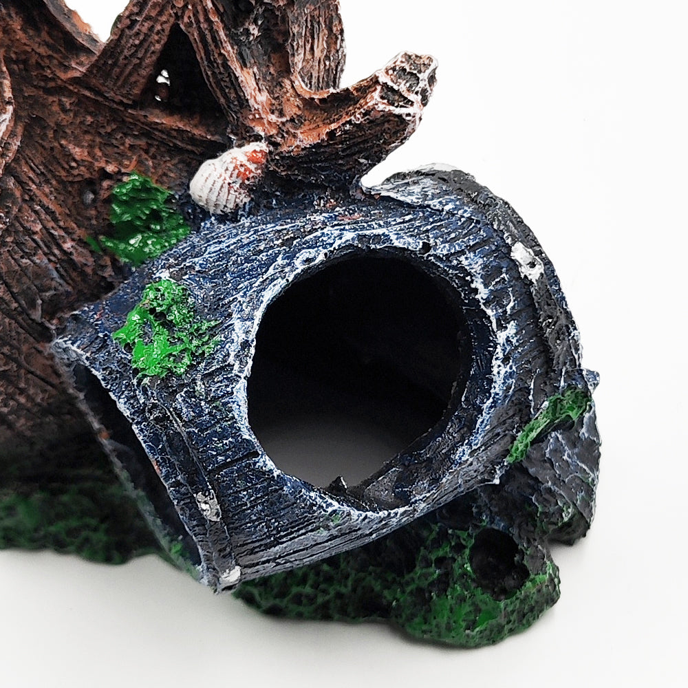 Rustic Watermill Aquarium Ornament