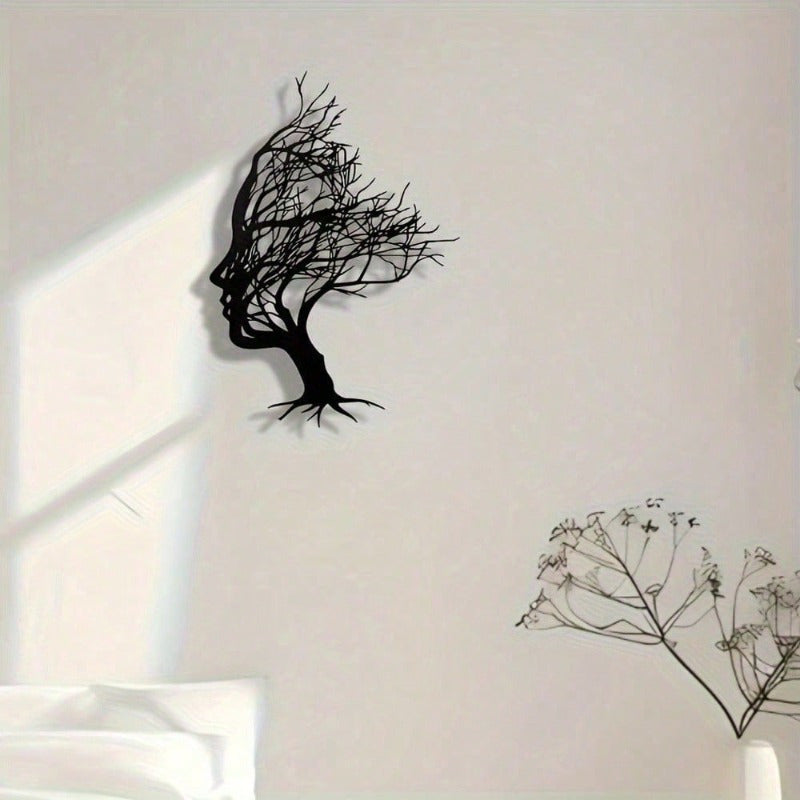 Mind Tree Silhouette Wall Art