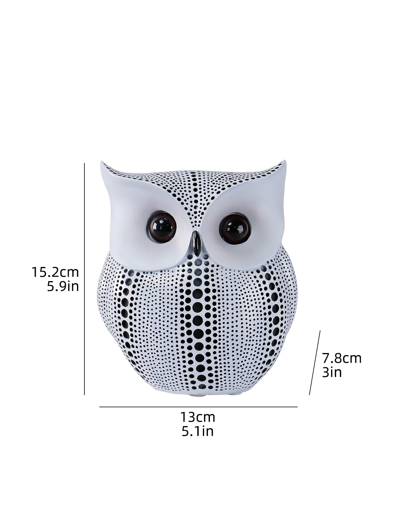 Minimalist Modern Owl Sculpture
