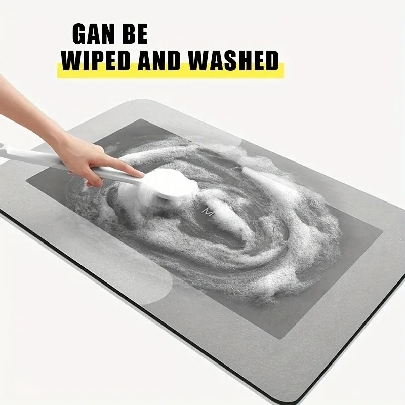 Diatomaceous Earth Quick-Dry Bath Mat