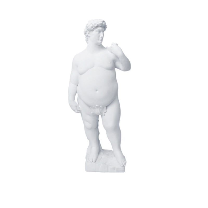 Antique Chubby David Funny Statue