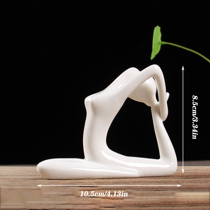Modern Minimalist Yoga Pose Sculpture