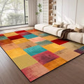 Nordic Watercolour Patchwork Area Rug