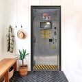 Confinement Room Futuristic 3D Optical Effect Door Sticker