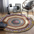Moroccan Octagon Mandala Round Rug