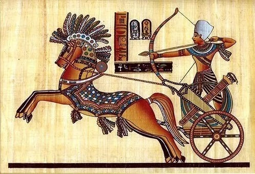 Pharaoh War Chariot Canvas