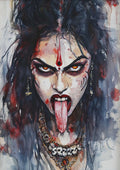Fierce Gaze Kali Canvas