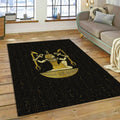 Egyptian Thoth Moon Boat Area Rug