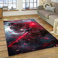 Samurai Neon Blade Area Rug