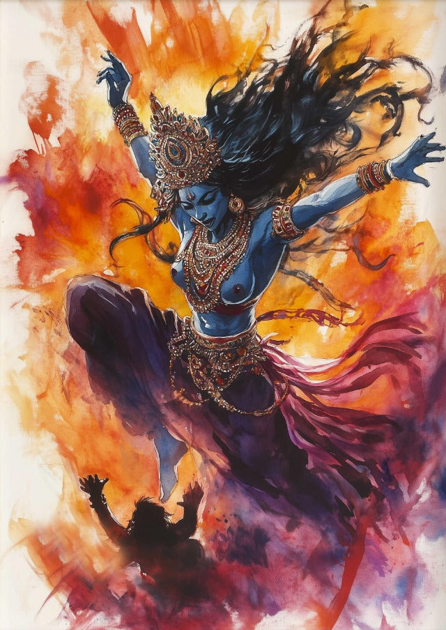 Storm Dancer Kali Canvas