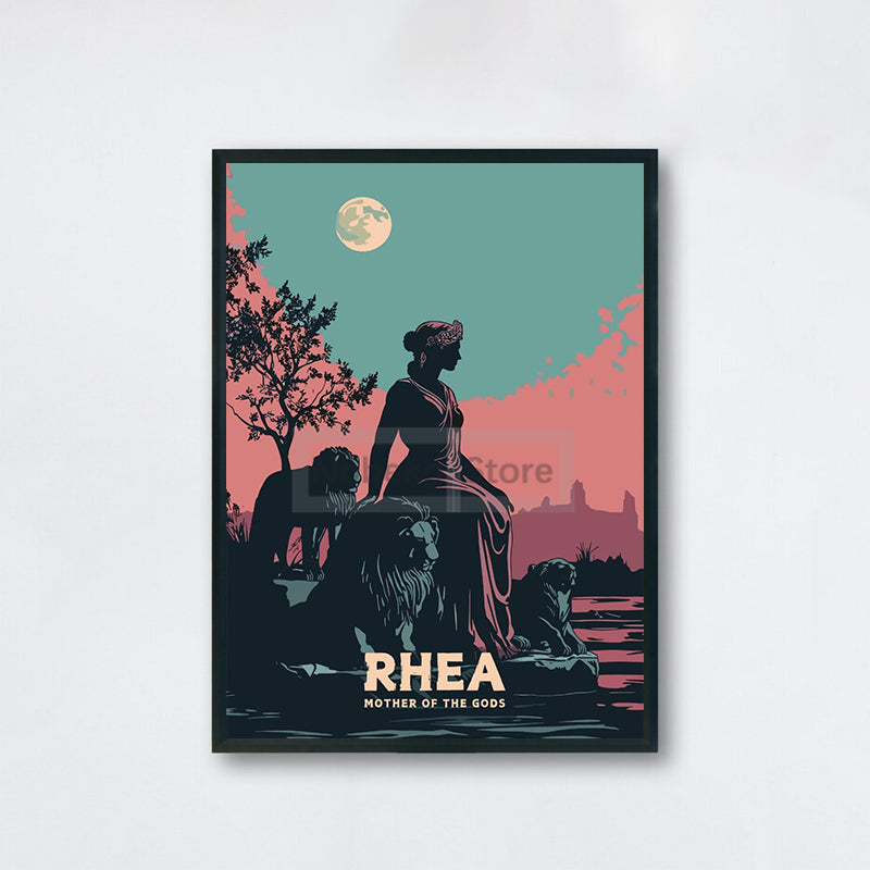 Rhea Greek Goddess Canvas
