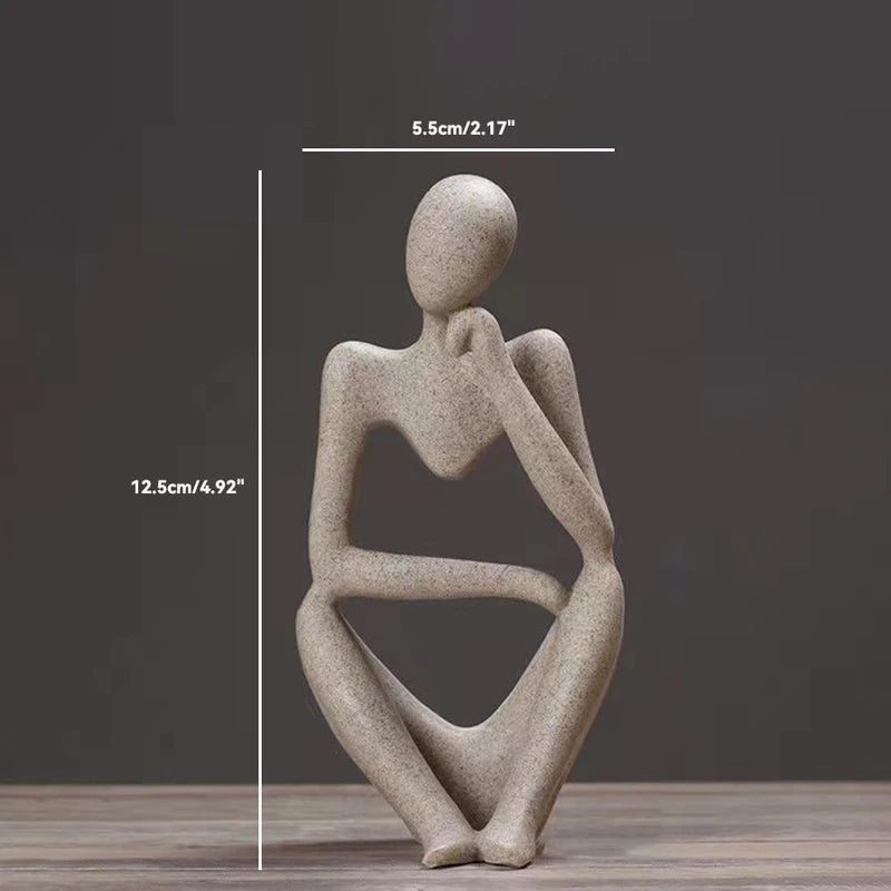 Modern Art Thinker Statue
