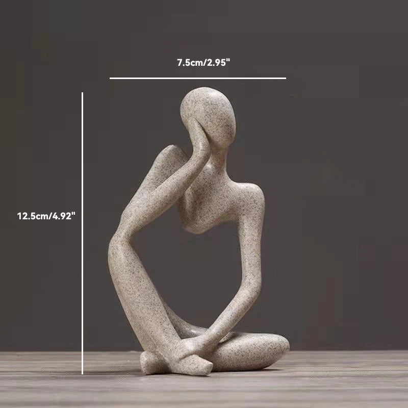 Modern Art Thinker Statue