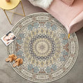 Persian Sage Star Medallion Round Rug