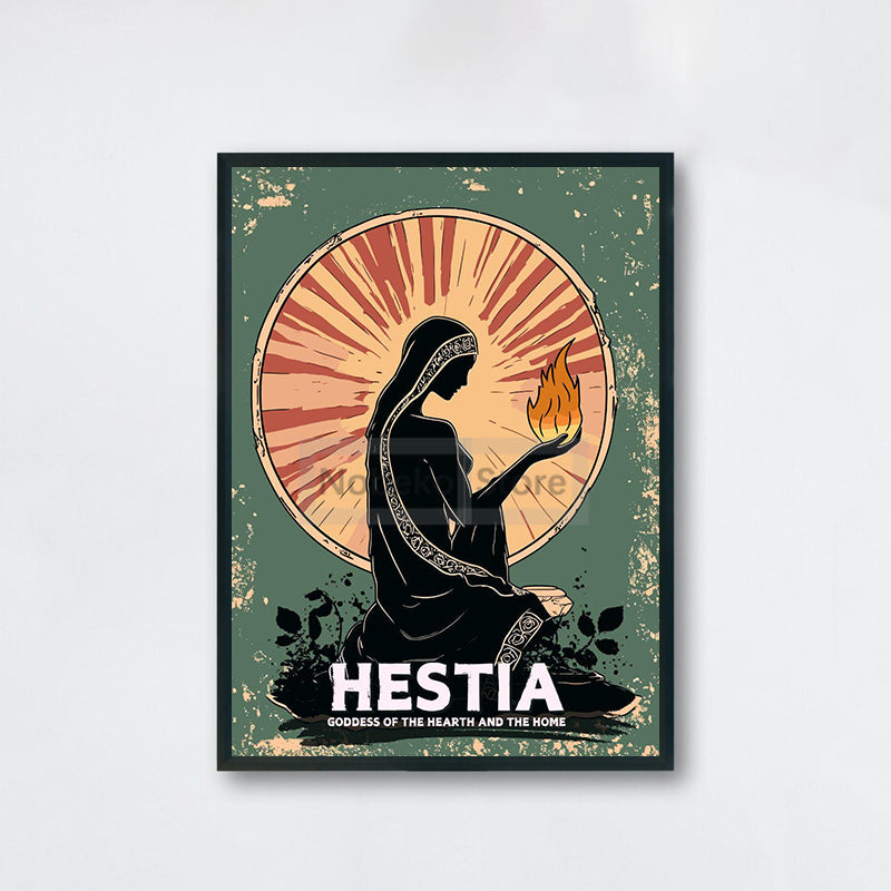 Hestia Greek Goddess Canvas