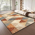 Nordic Terracotta Chevron Area Rug