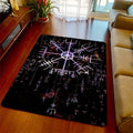 Mystic Vegvisir Runic Area Rug