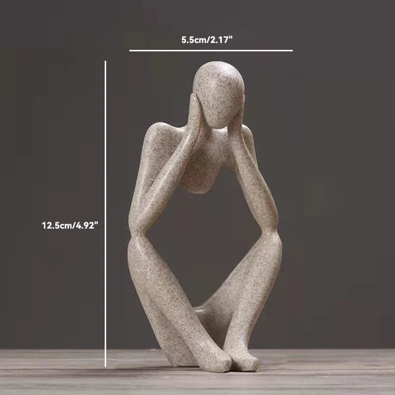 Modern Art Thinker Statue