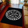 Vegvisir Elder Futhark Area Rug