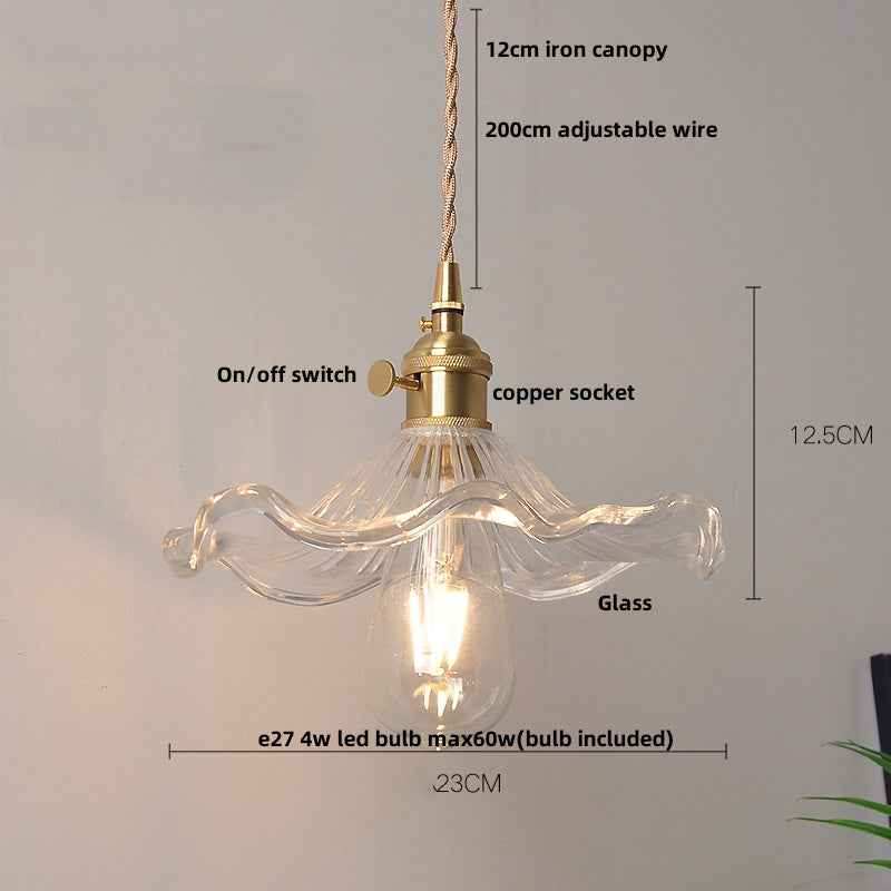 Nordic Crystal Cut Glass LED Pendant Light