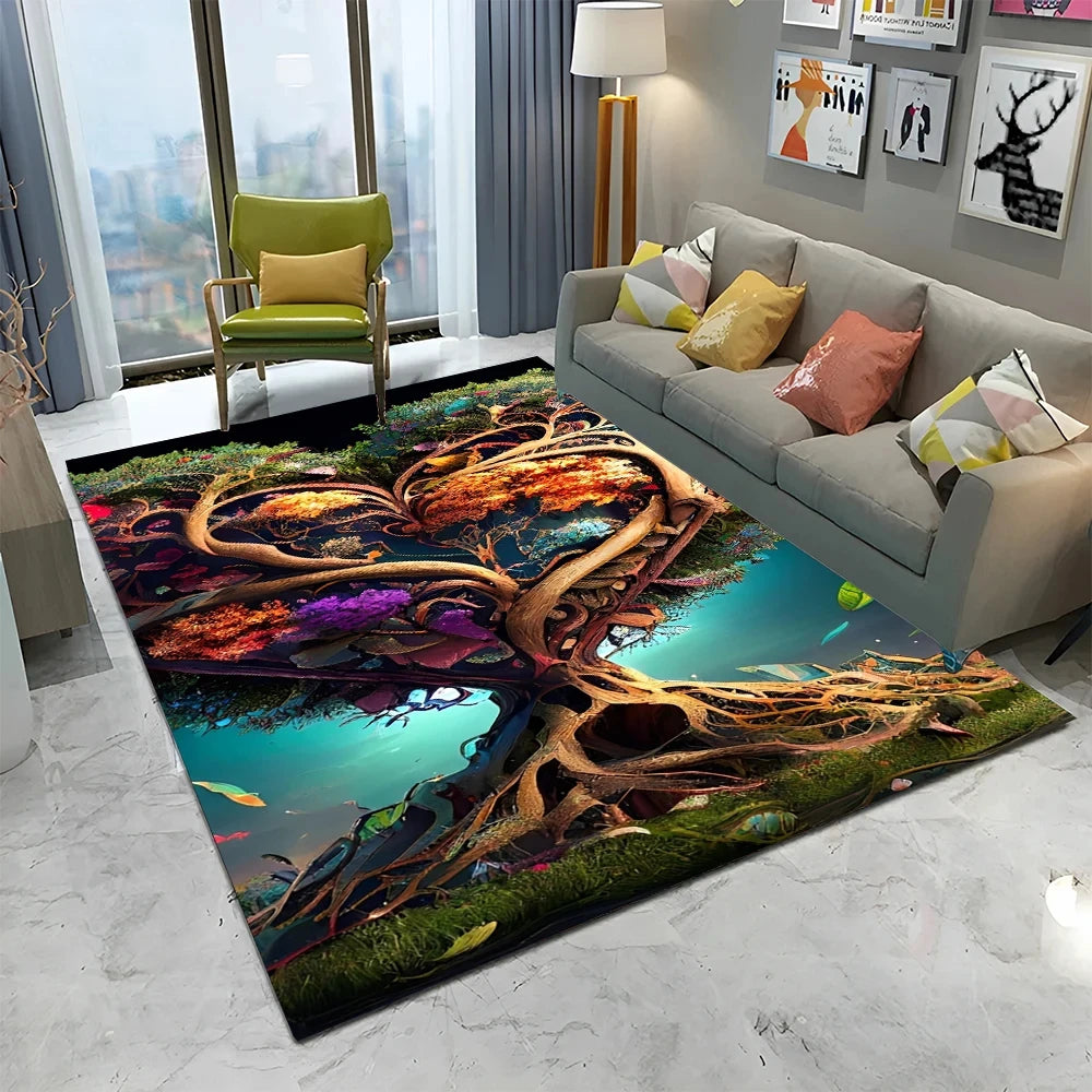 Yggdrasil Enchanted Grove Area Rug