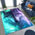 Wolf Neon Specter Area Rug